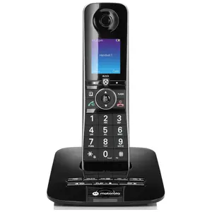 Motorola Voice D8711 Cordless Phone System w/Digital Handset + Bluetooth to Cell
