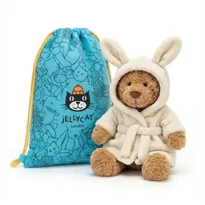 Jellycat Bartholomew Bear Plush Toy 40cm, Soft Cute Teddy Bear Stuffed Animal, Cozy Collectible Bear Doll, Perfect Birthday Valentine Gift for Her Kids, New With Tags, US Stock