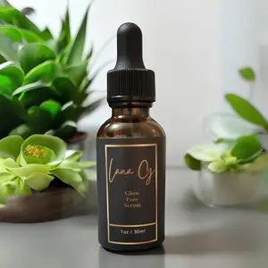 Glow Face Serum 30ml - Nourishing & Hydrating Serum for Sensitive Skin, 1oz Organic Jojoba Oil, Paraben Free, Ideal for Delicate Skin Care - Skincare