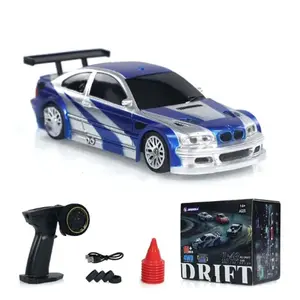 2.4G RC Drift Car 1/43 4WD Remote Control Car High Speed Four Wheel Drive Radio Controlled Mini Racing Car Model Boy Toy Gift Hobby Grade Rc