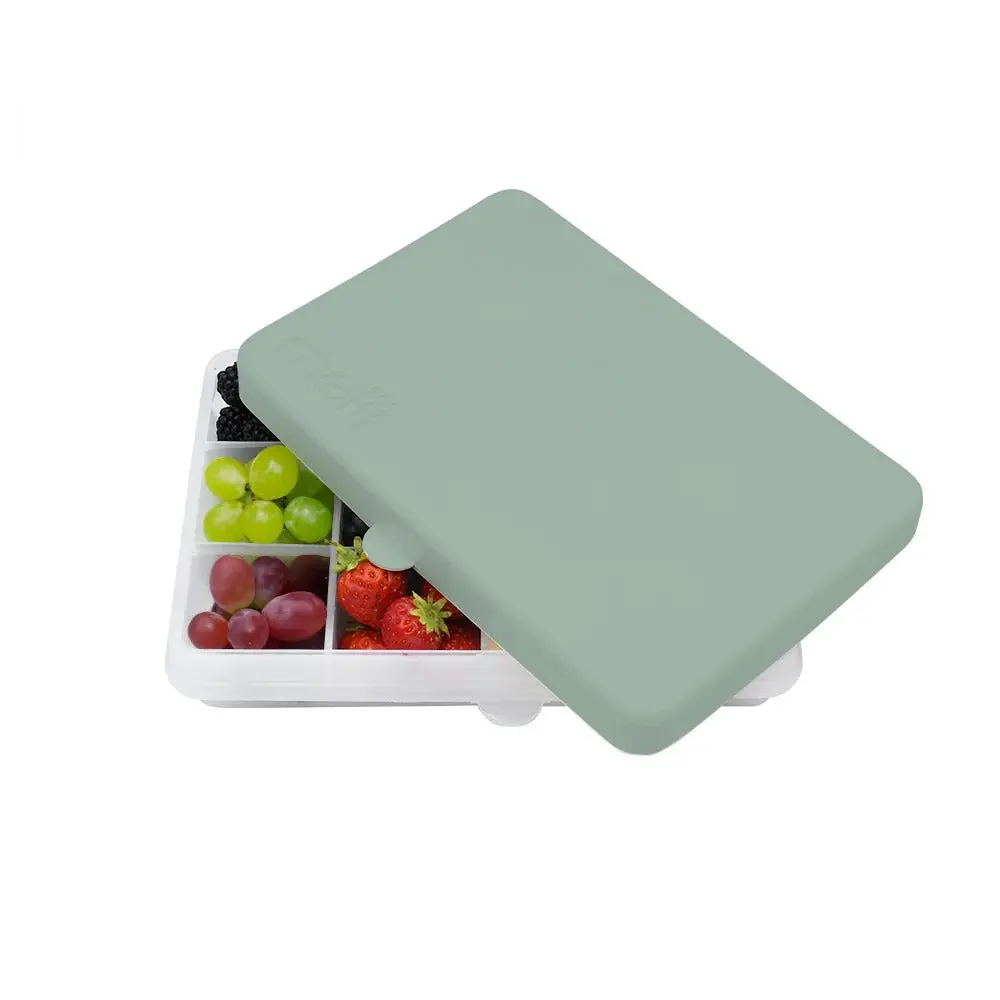 Melii 12 Compartment Regular Snackle Box | Sage