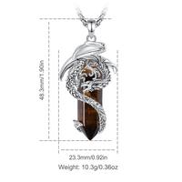 Style 3 Dragon - Wrapped Tiger's Eye