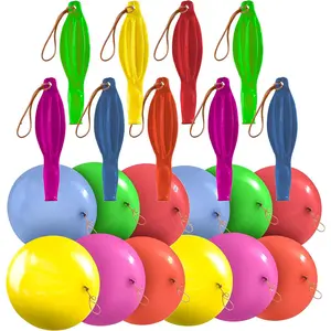 36 Punch Balloons (6 Assorted Colors) - 18-Inch Strong Punching Ball Balloons for Indoor & Outdoor Fun, Themed Events, Birthday Parties, Party Favor for Kids 4-8, Kid Gifts, Kids Party Balloon