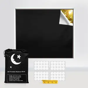 Blackout Window Shades, 100% Light Blocking with Adhesive Tapes, 118" x 57" Room Darkening Panels for Nursery & Bedroom, Thermal Insulating Noise Reducing, Travel-Friendly Curtains luxury bath