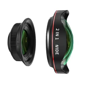 170-Degree Front Fisheye Mobile Lens, Clip-On Tech Accessory for Smartphones, Ideal for Online Classes, Streaming, Phone & Electronics Accessories