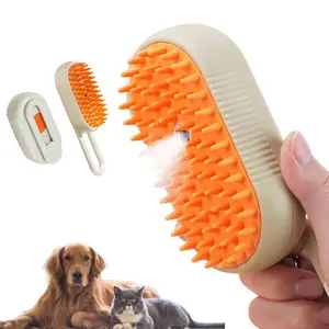Pet Steam Brush, Cat & Dog Hair Remover, Adjustable Pet Deshedder, Pet Steam Sprayer, 3-in-1 Steam Pet Grooming Comb, Cat & Dog Grooming Brush, Advanced Steam Pet Hair Remover (Anti-Flying Hair), Pet Companion Brush