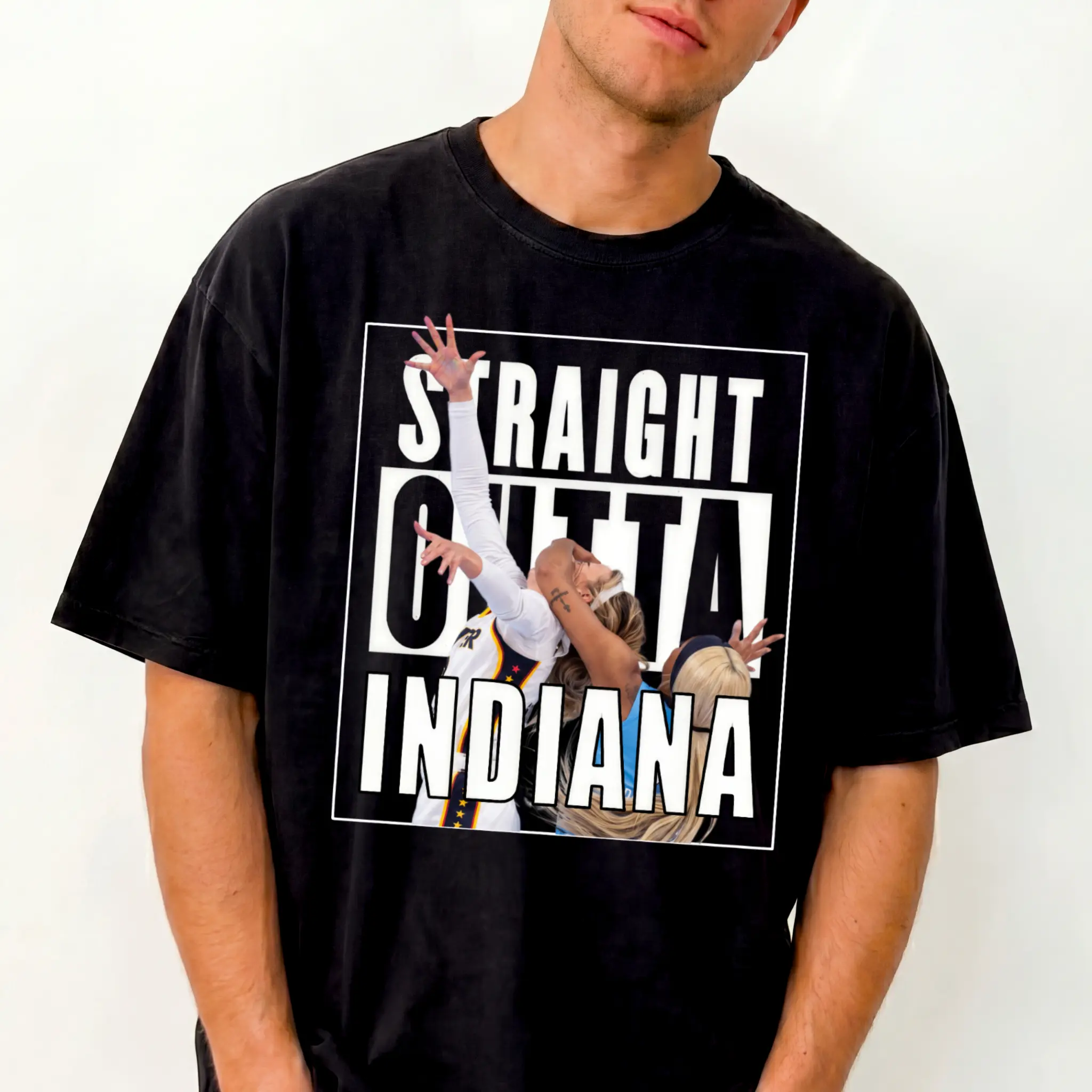 [Comfort Colors] Straight Outta Indiana Sophie Comfort T-Shirt