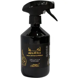 Aqua Jannat Ul Firdous Room & Mist – Long-Lasting Alcohol-Free Air Freshener for Home, Upholstery, Carpets, Bed & Clothes – 17 fl oz / 500ml
