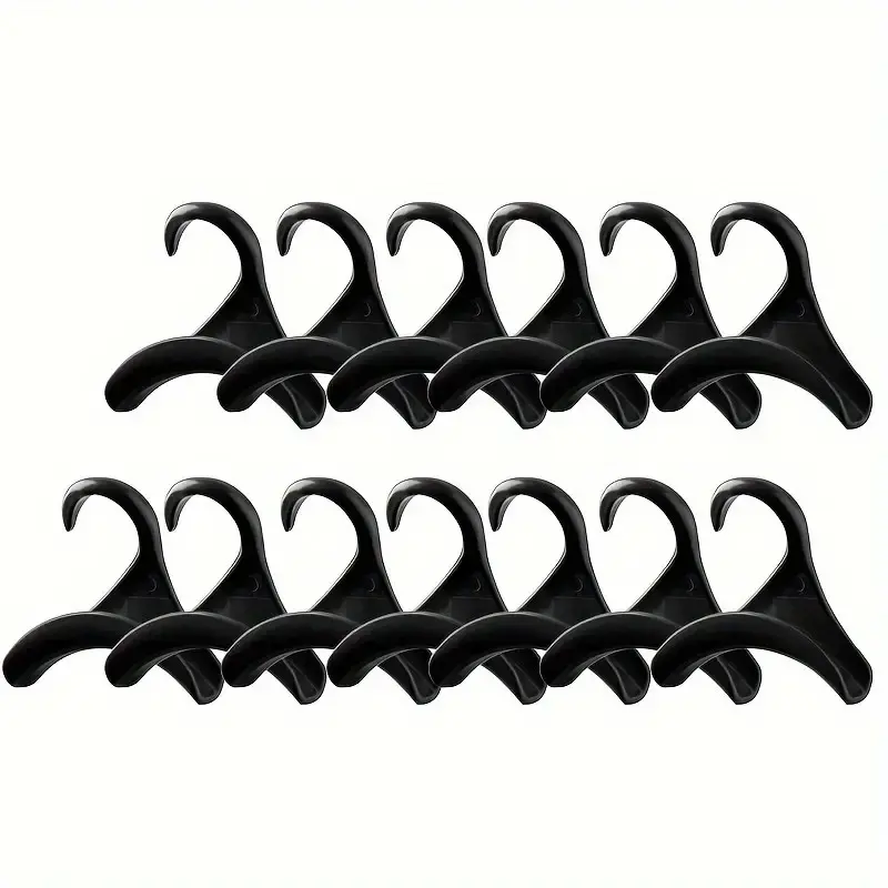 13pcs Plastic Smart Bag Hangers - Space-Saving Closet & Wardrobe Organizer Portable Set with Display Racks, Handbag Hooks for Purses, Hats, Space Saving Hangers