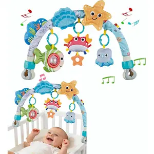 Baby Stroller Arch Toys, Car Seat Toys,Baby Gifts.S-19(Red Crab)