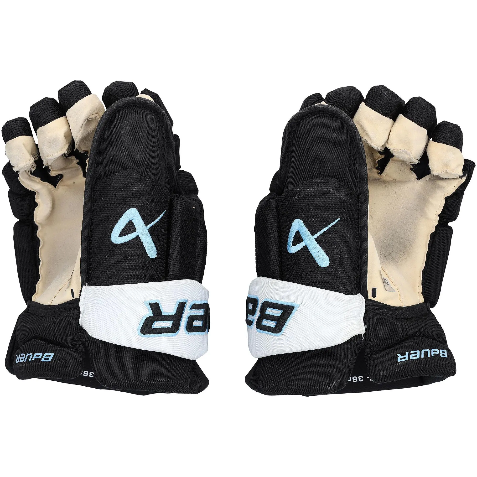 Nick DeSimone Utah Mammoth Game-Used Black Bauer Gloves from the 2025-26 NHL Season - NF70443016-17 - Fanatics Authentic Certified