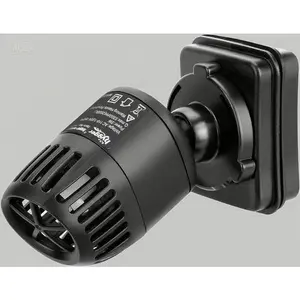 Magnetic Powerhead for Aquarium 530 GPH Quiet Mini Wave Maker for 15-40 Gallon Fish Tank Saltwater and Freshwater with Adjustable Flow Reusable Submersible Pump flip  aquatics black  pond  dye pool  aerator