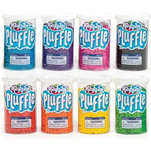 Pluffle for Sensory Bins with 8 Colors, Set 8, Ages 3+ girl