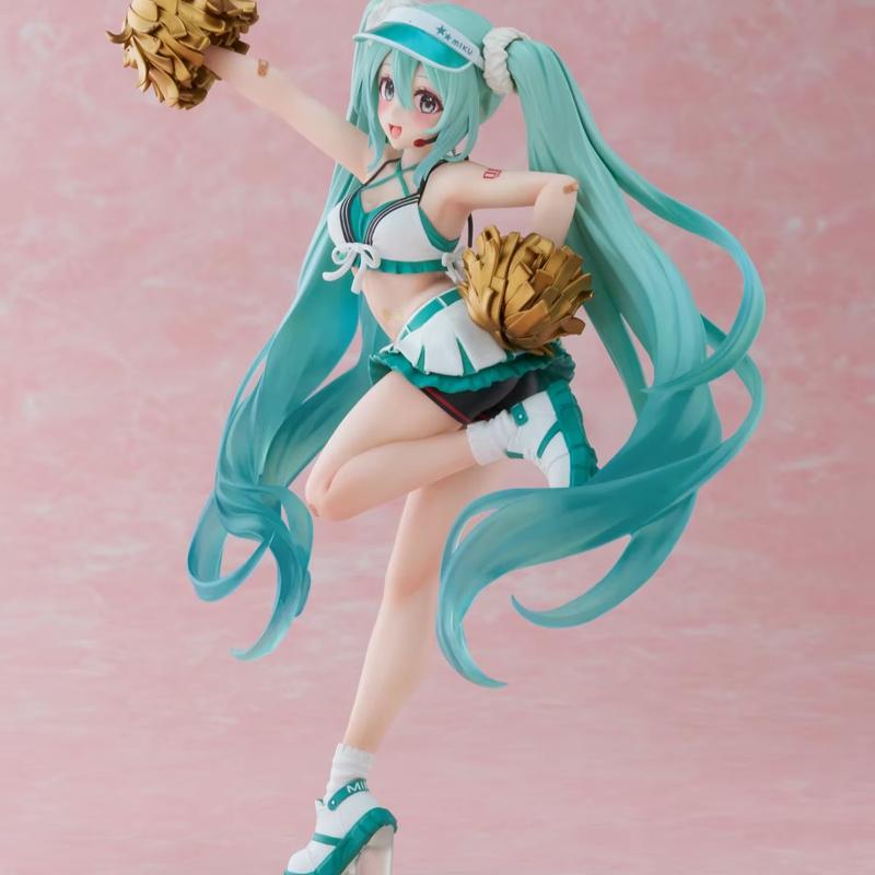 18CM Cheerleader Hatsune Miku Figure – Kawaii Anime PVC Action Figure