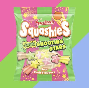 Smarties Squashies Shooting Stars 5 Ounce Peg Bag (1 Pack) candy Snack Sweet
