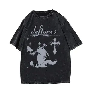 90s Grunge Retro Rock Band Tee Vintage Y2k Graphic Punk Gothic Emo Shirt Tshirt