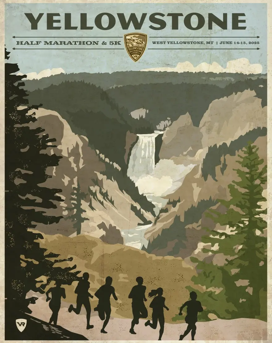 2025 Yellowstone Half & 5K Posters