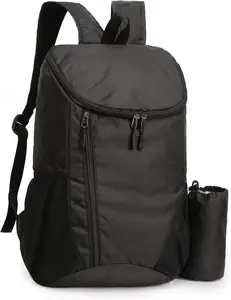 Hiking Backpack, Waterproof and Wear-resistant Lightweight Backpack Packable,Outdoor Travel Camping Daypack Foldable-BLACKGift.
