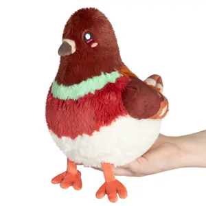 Mini Squishable Brown PigeonPlush Toy