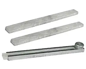 Keson 3 Pieces White Soapstone with Metal Holder - Case Of 8