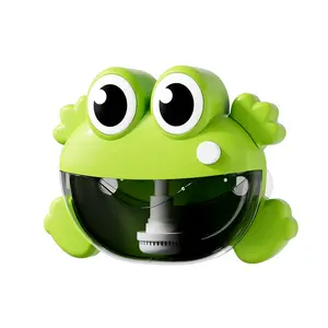 Frog Bubble Blower Machine, Bath Bubble Maker for Babies, Children Bath Toy, Boys & Girls Water Play Gift, Baby Bathroom Shower Toy Set (requires Aa Batteries)