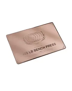405 LB Bench Press Verification Card - Engraved & Serialized with Protective Case - Verified Lift Registry Certified
