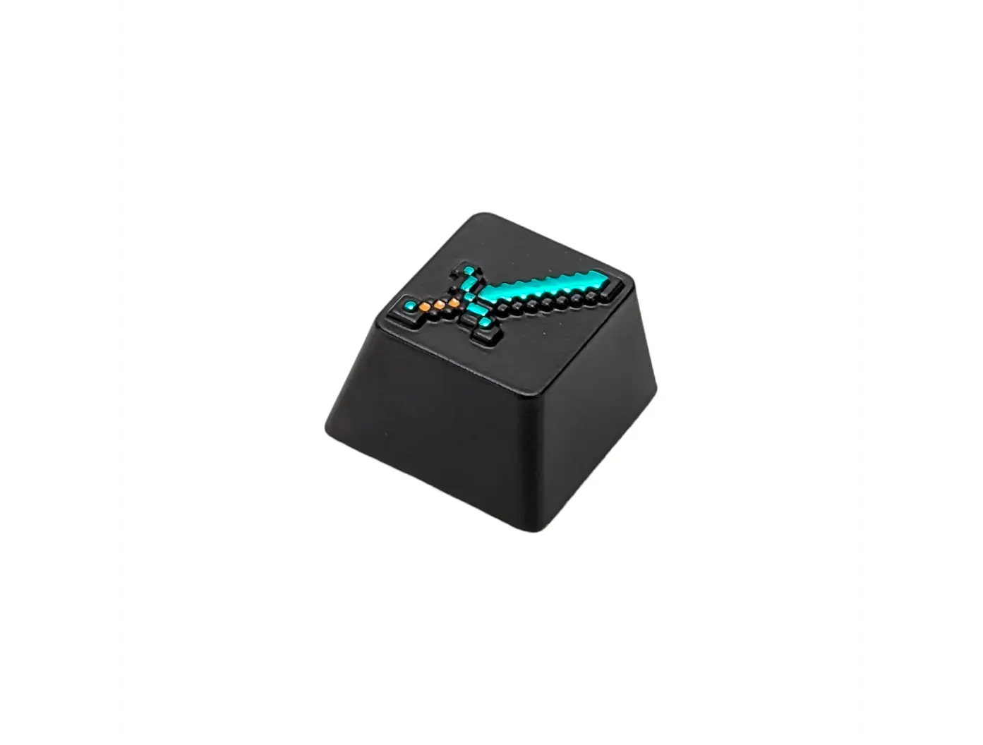 Minecraft Diamond Sword Metal Keycap