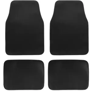 Car floor mats (1 set), Car Mats Cars, are black, dirt-resistant and tidy. The fully enclosed design fits the ground in the car, the material is not easy to break, the installation is simple and does not shift, for most models. Car Interior Accessory