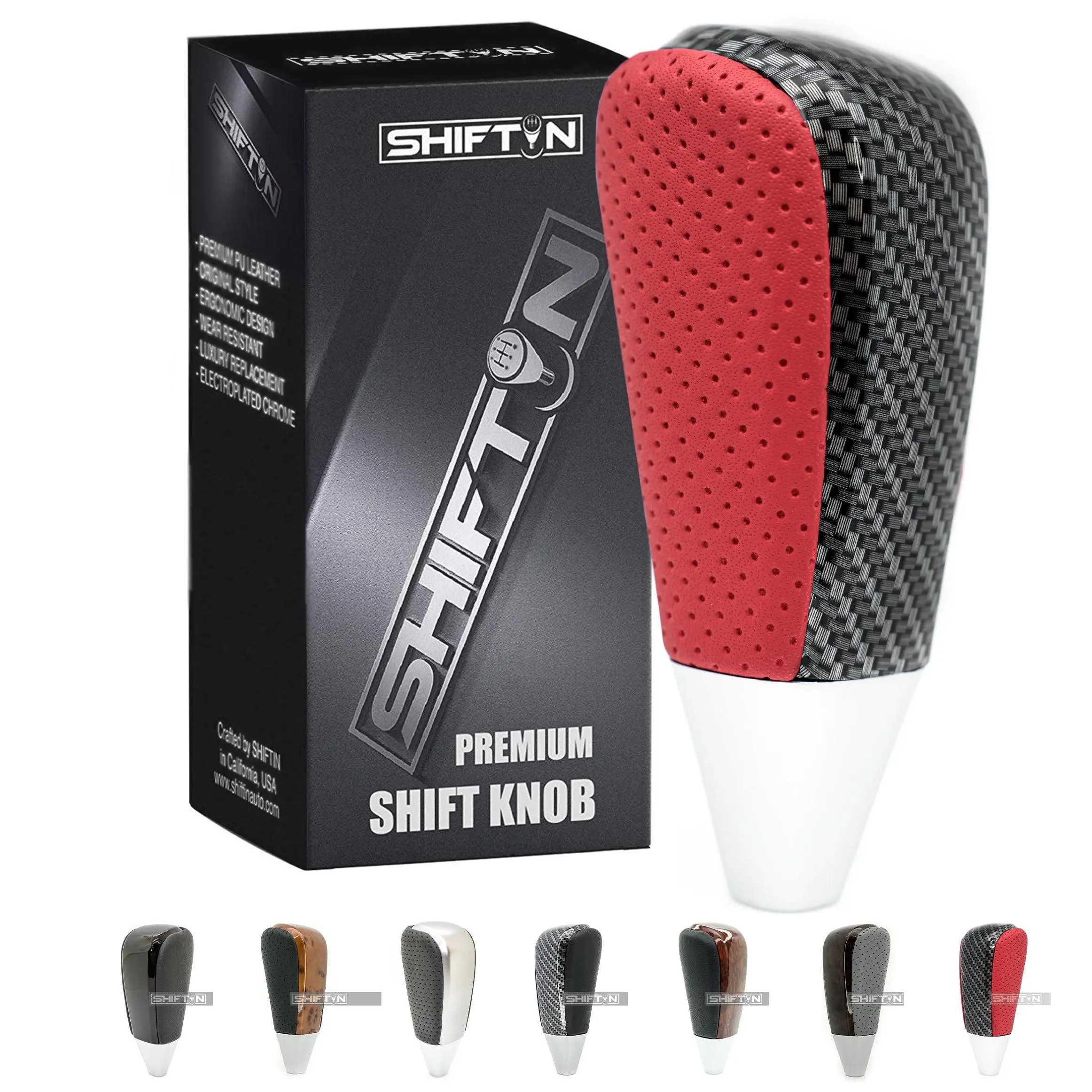 SHIFTIN Gear Shift Knob for Toyota Land Cruiser 4Runner Sequoia Tundra Highlander Off-Road 4x4 TRD Shifter Knob Car Accessories
