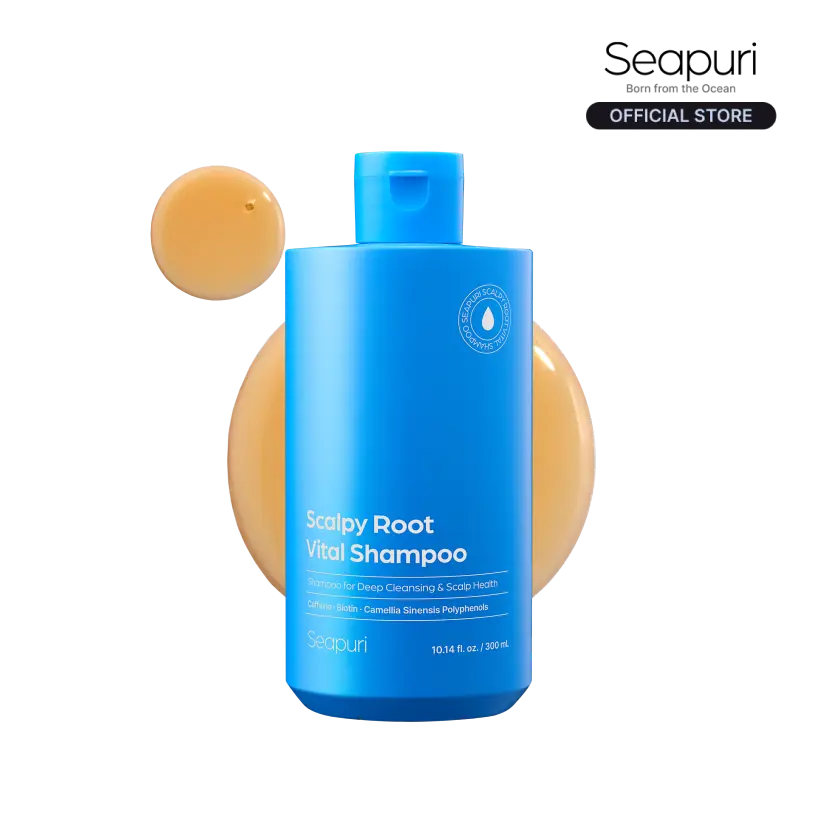 Scalpy Root Vital Shampoo | Instant Root Lift & Hair Thickening with Polyphenol | Caffeine Scalp Energizer for Thinning Hair | Volumizing Treatment | Deep Purifying & Relief | K-Beauty Hair Care