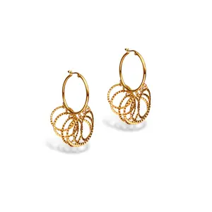 Zephyr Hoop Click-Top Earrings