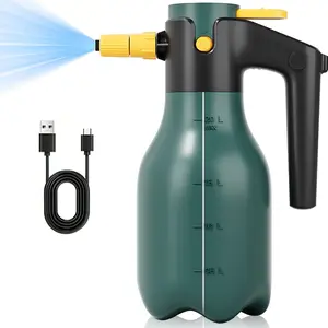 Electric High-Capacity Long-Lasting Battery Cleaning Sprayer, Heavy-Duty Handheld Electric Foam Cannon, Car Wash Jet for Cars, Gardens, Patios, Electric Cleaner with Handle and 70° Wide-Angle Spray, Ideal for Car Washes, Window Cleaning, Lawn Care