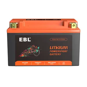 EBL Lithium Motorcycle Battery 12V 5Ah | 300A Ultra-Light LiFePO4 Powersports Battery for ATV, UTV, Scooter & Jet Ski