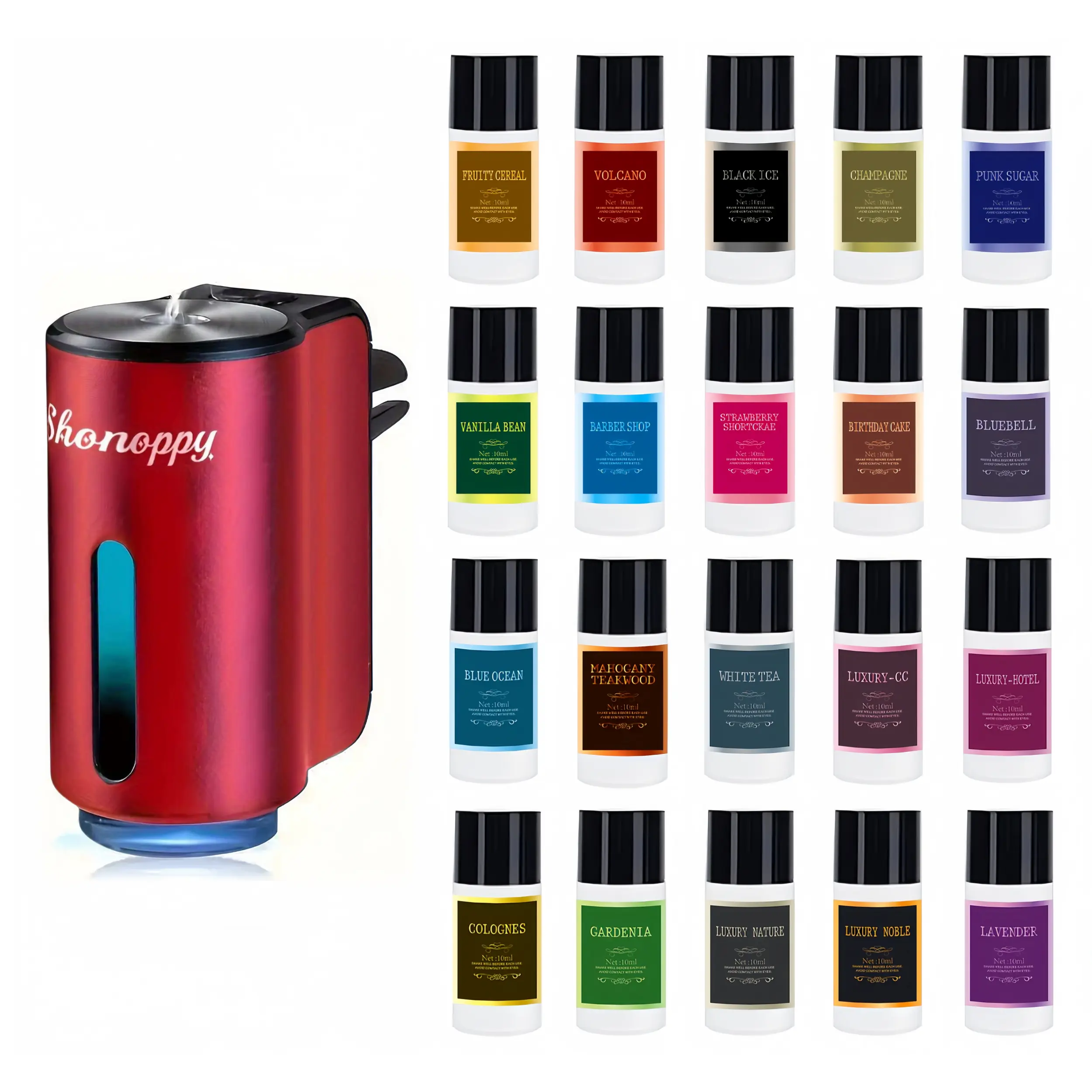 Red (with diffuser) - 20*10ml