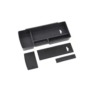 Center Console Armrest Box Storage Box For Dodge Journey 2011-2020 ABS Material Black Texture Easy Install Car Interior Accessories