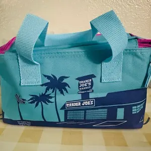 Trader Joe’s mini lunch bag blue