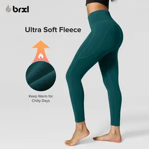 BRXL【Discount for live】Women's Thermal Leggings Winter Pants Pet Hair Resistant and Waterproof Featuring 3 Deep Pockets, Warm Lined Suitable for Daily Wear Outdoor Walks Winter Commuting -brxl-3