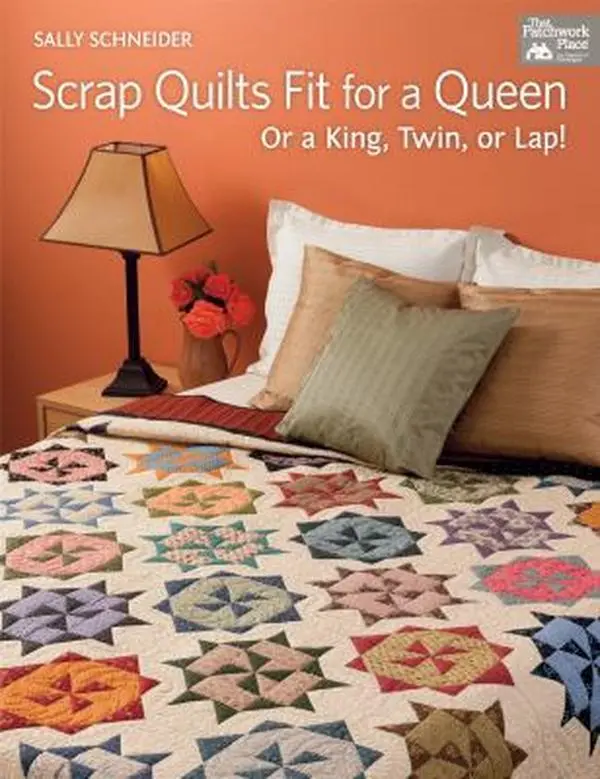 USED Book - Scrap Quilts Fit for a Queen: Or a King, Twin, or Lap by Schneider, Sally (Paperback) - english