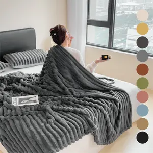 Cozy Sofa or Bed Throw Blanket – Ultra Soft Flannel Fleece Blankets, Lightweight All-Season Blanket in Multiple Colors & Sizes, Perfect for Living Room, Bedroom, Travel, and Christmas Gifts
