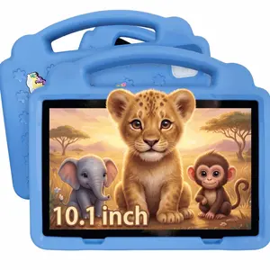 2026 Kids Tablet 10.1 Inch, Android Toddler Tablet with Shockproof Case, Parental Control, WiFi Educational Learning Tablet for Boys Girls, Learning Entertainment Tablet