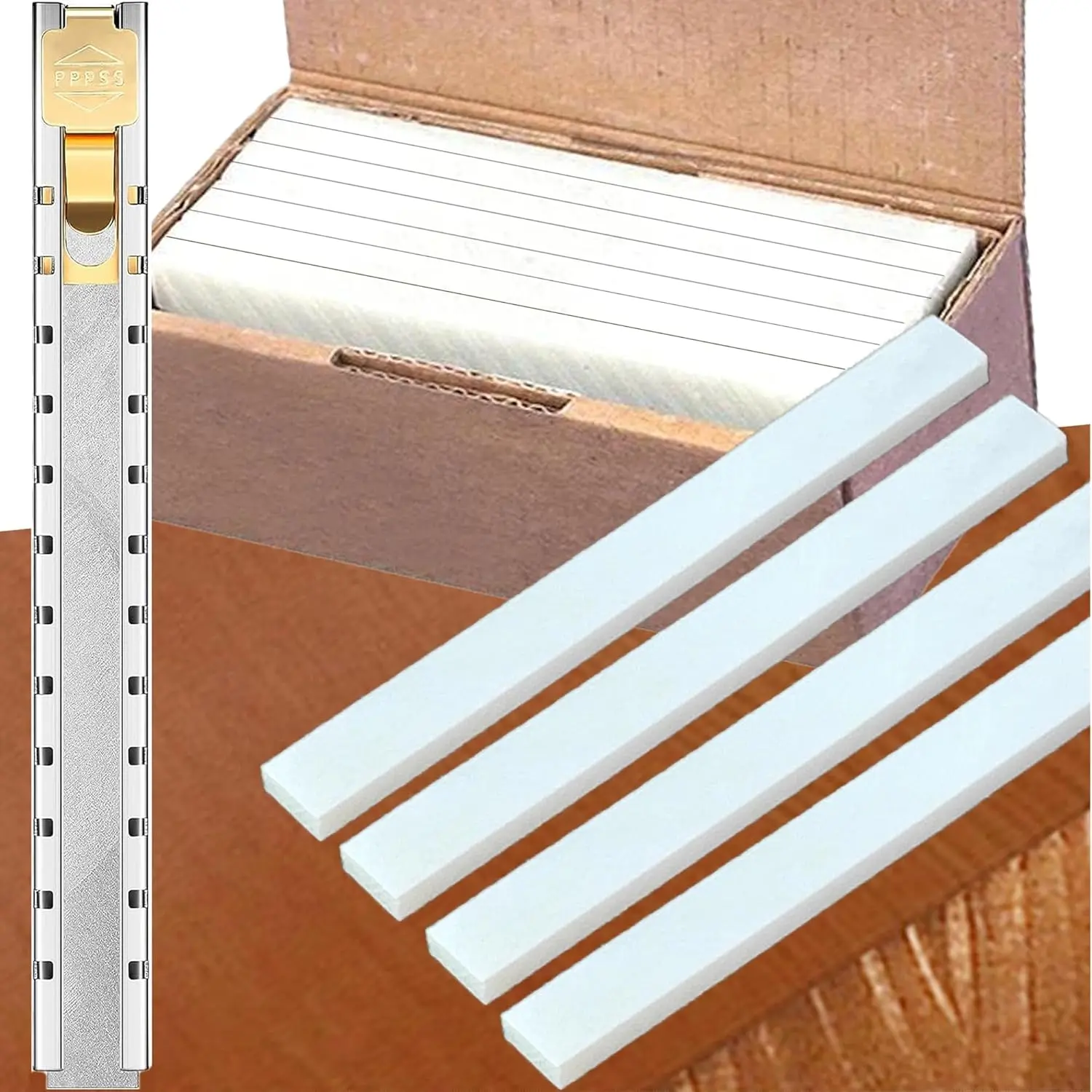 18 count  Soapstone Pencil Refills, with 1 count Flat Soapstone Holder Steel, Professional Welding Chalk for Weldersfor Welding and Welders, Marking on Steel,  and Cast Iron.