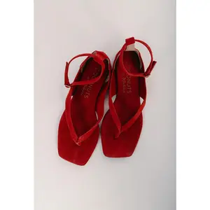 Matisse: Kerry Ankle Strap Sandal in Red