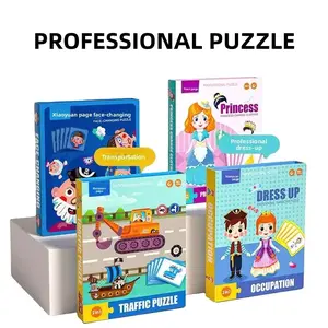 Toddler-Friendly Transforming Magic Puzzle Box Building Set, Unisex Early Education Toy with Multi-Shapes for Transportation Recognition & Dress-Up, Ideal Birthday Gift, Building Sets