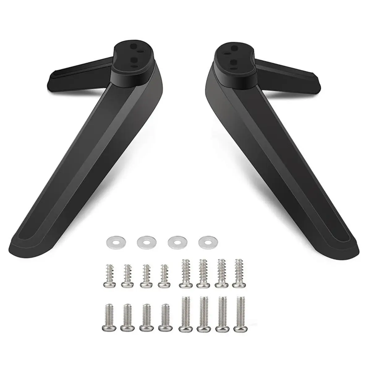 Universal TV Stand, Table Top TV Stand Base Replacement, TV Base Pedestal Feet TV Stand Mount Legs 17mm-20mm Installation Durable