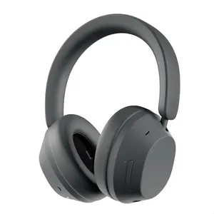 Preset  Lightweight Over-Ear Headphones with Microphone, 95H Playtime, , Built-in Microphone, for Travel, Memory  and Soft , Graphit