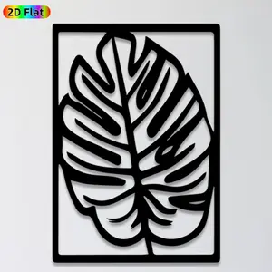 1pc Monstera Leaf Metal Wall Art, Tropical Monstera Leaf Statue Mural, Ideal Gift for New Year, Easter, Nature Decor Enthusiasts, Weather-Resistant Metal Wall Decor Wall Sculptures, Perfect for Indoor Wall & Outdoor Fence, Exquisite Home & Garden Ornament