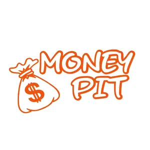 Money Pit Car Decal - Customizable car decal- funny vehicle sticker