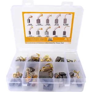 30 count 10 Sizes Electric  Carbon Brushes Replacement for Power Tool