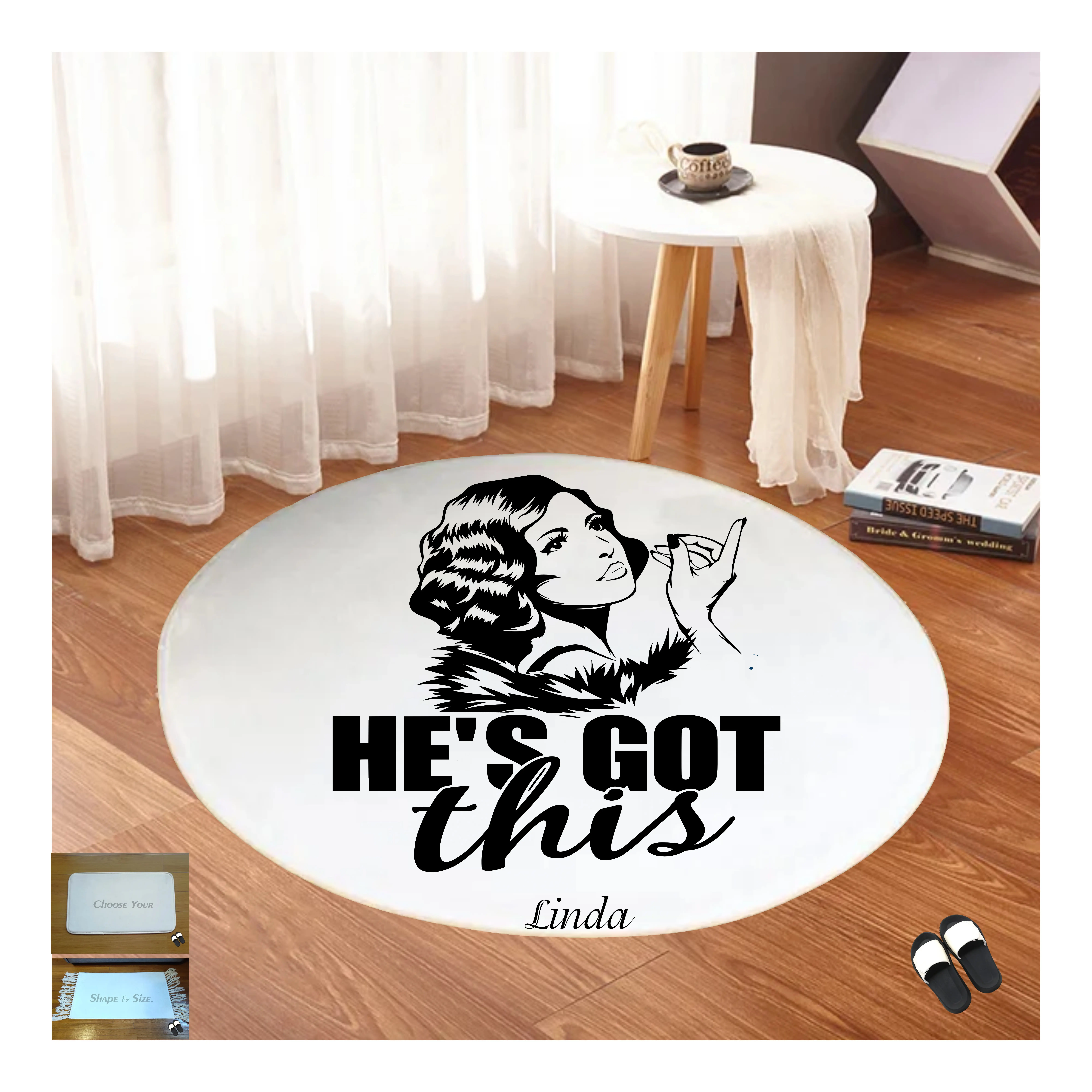 Customized Prayer Mat with Bible Verse & Your Name, Anti-Skid Base, Bedside Comfort Gift for Daily Devotion, Ideal for Family and Friends