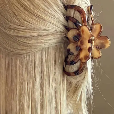 Vintage Hair Claw, Ponytail Claw Clip, Hairclips, Fashionable Hair Accessories for Women & Girls, Casual Versatile Hair Accessories for Daily Wear